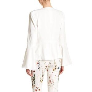 Philosophy Wing Blazer, White, Size 8, Like new, with winged sleeves.